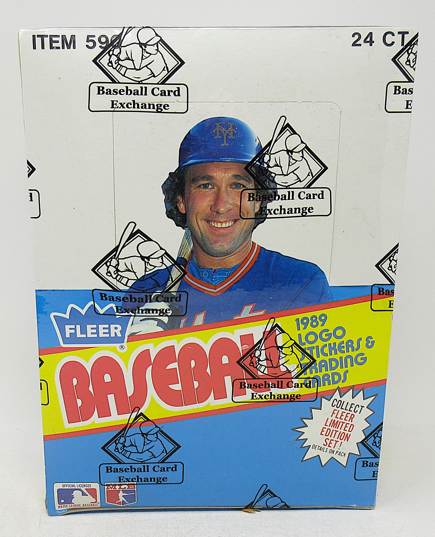 1989 Fleer Baseball Unopened Rack Box (FASC) (Code 90872)