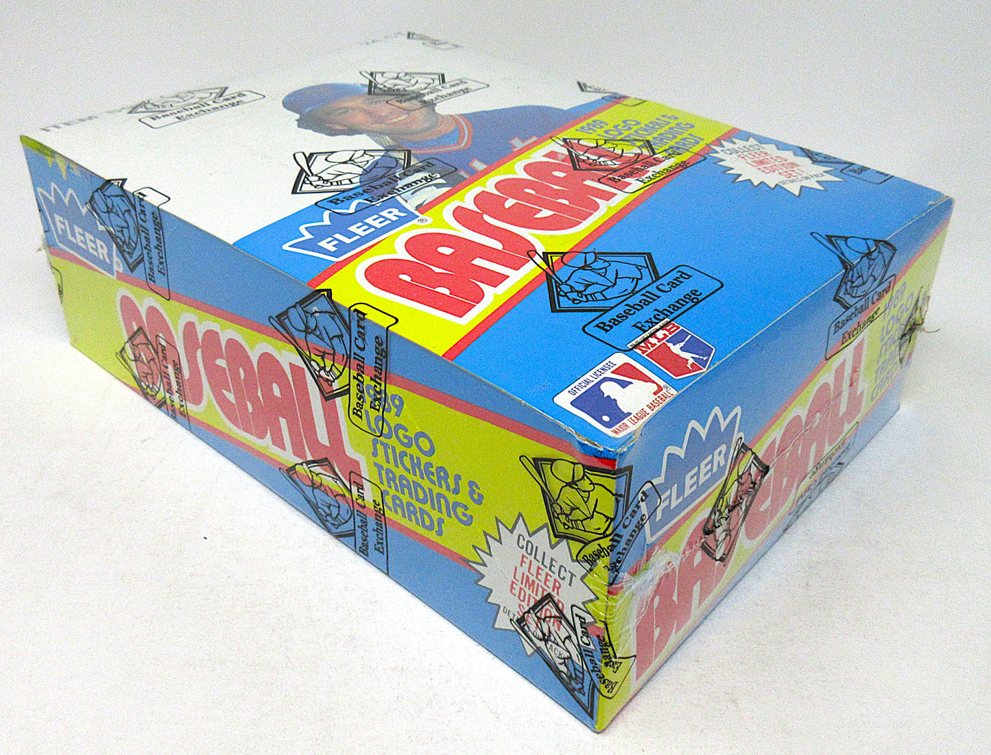1989 Fleer Baseball Unopened Rack Box (FASC) (Code 90872)