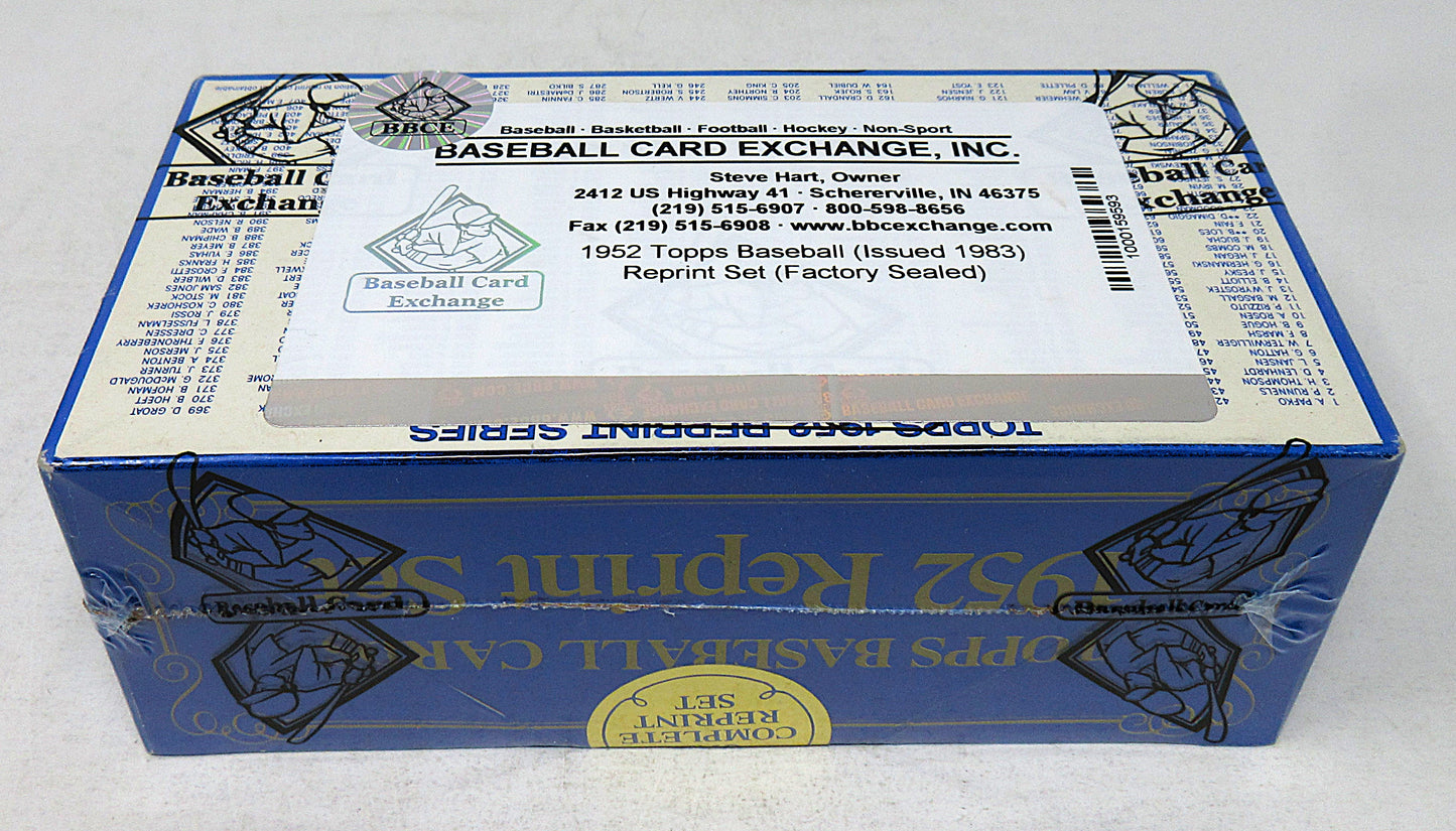 1952 Topps Baseball Reprint Factory Set (Factory Sealed) (1983) (BBCE)