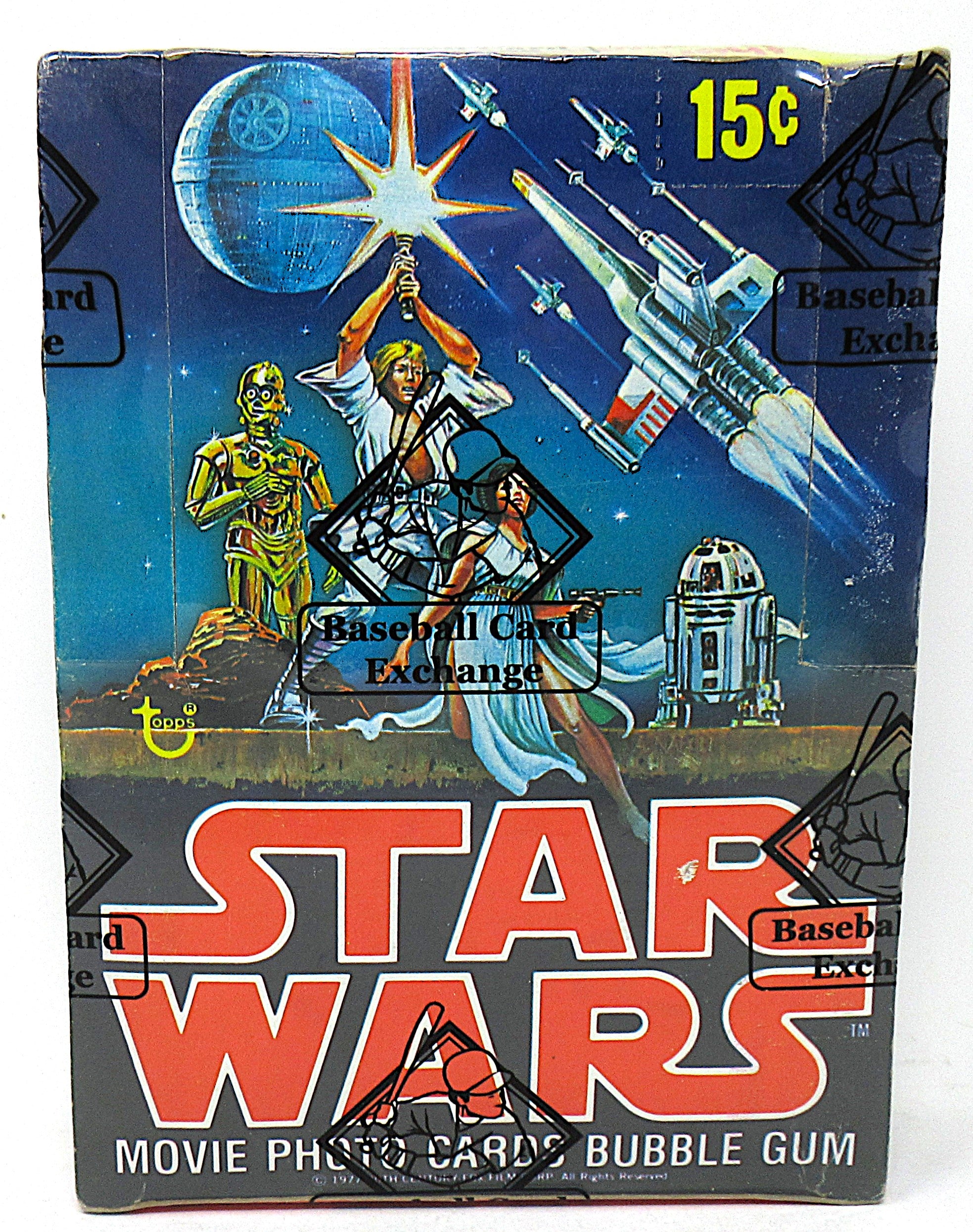 1977 Topps Star Wars Unopened Series 1 Wax Box (BBCE) (X1366)