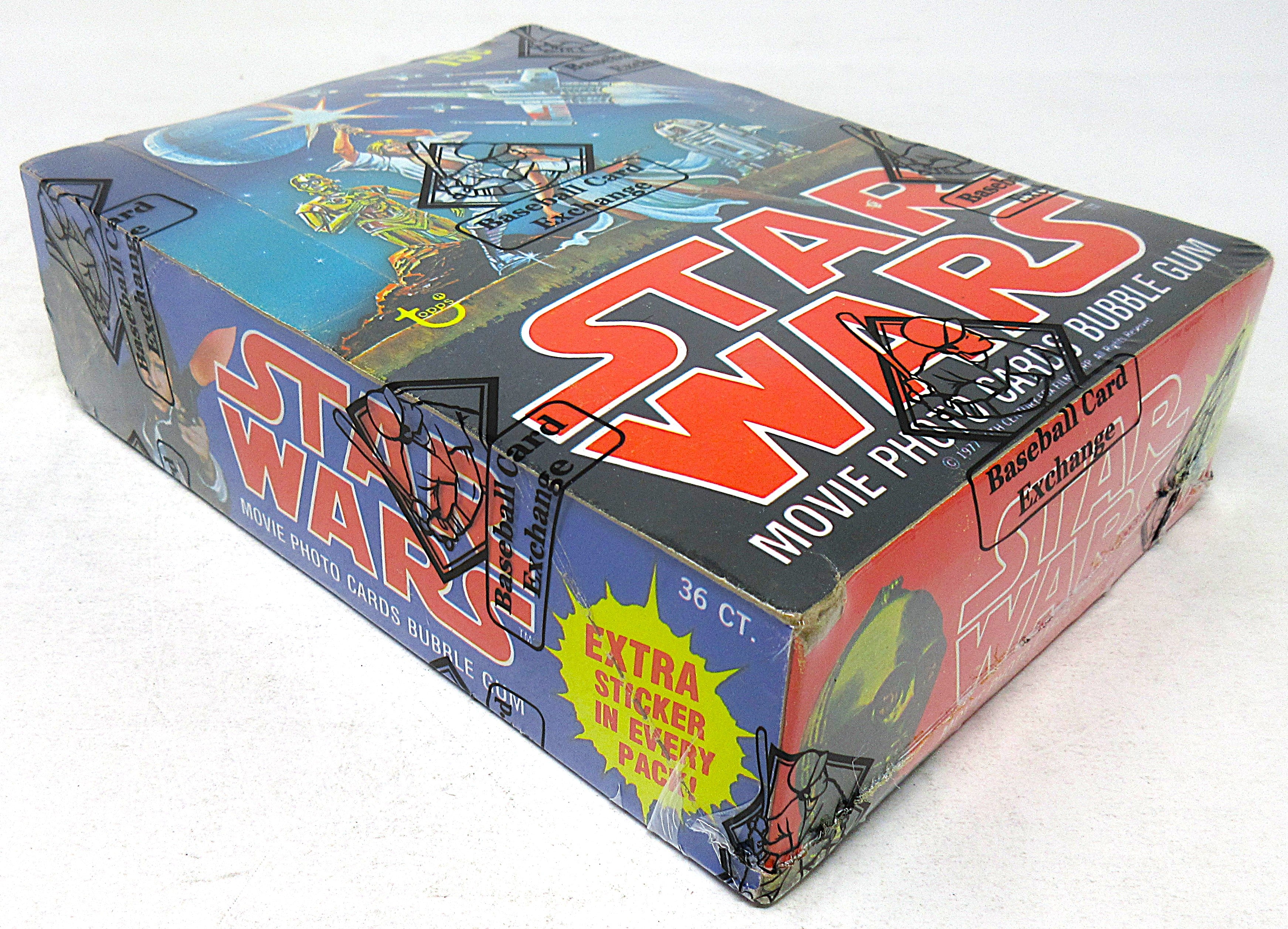 1977 Topps Star Wars Unopened Series 1 Wax Box (BBCE) (X1366