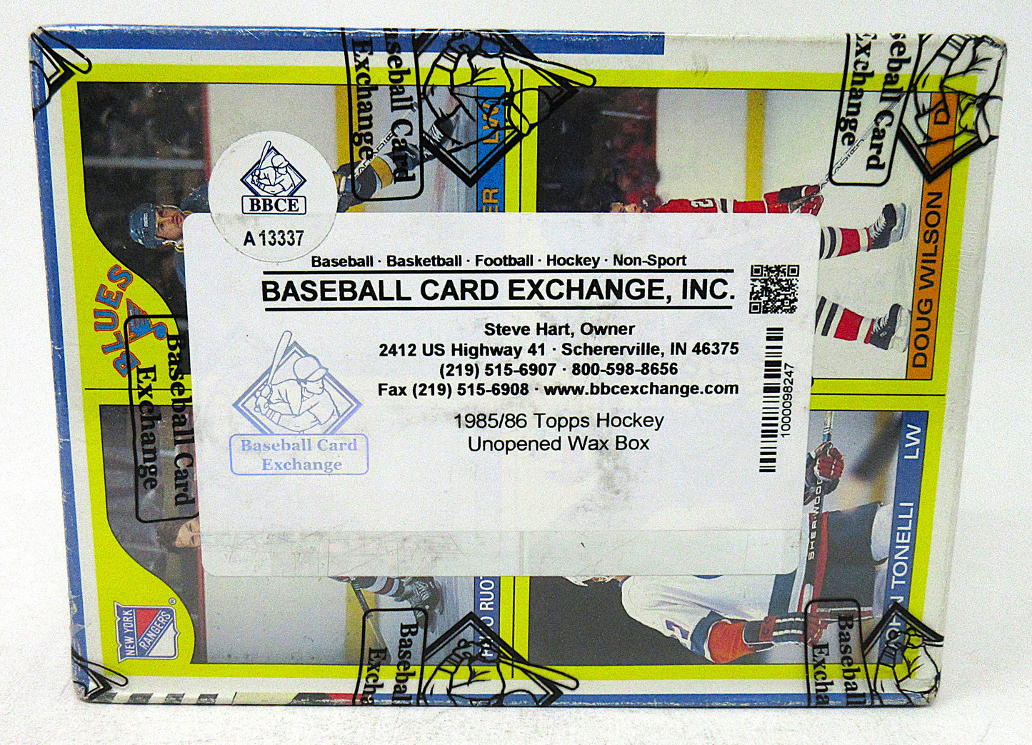 1985/86 Topps Hockey Unopened Wax Box (BBCE) (Non X-Out) (A13337)