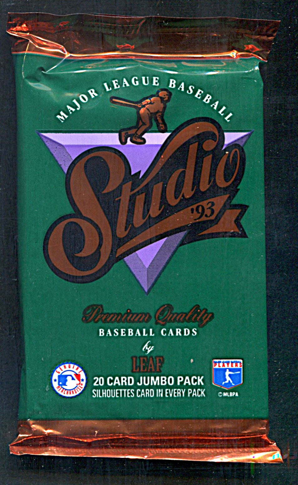 1993 Donruss Studio Baseball Unopened Jumbo Pack (20)