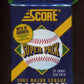 1993 Score Baseball Unopened Super Pack (35)