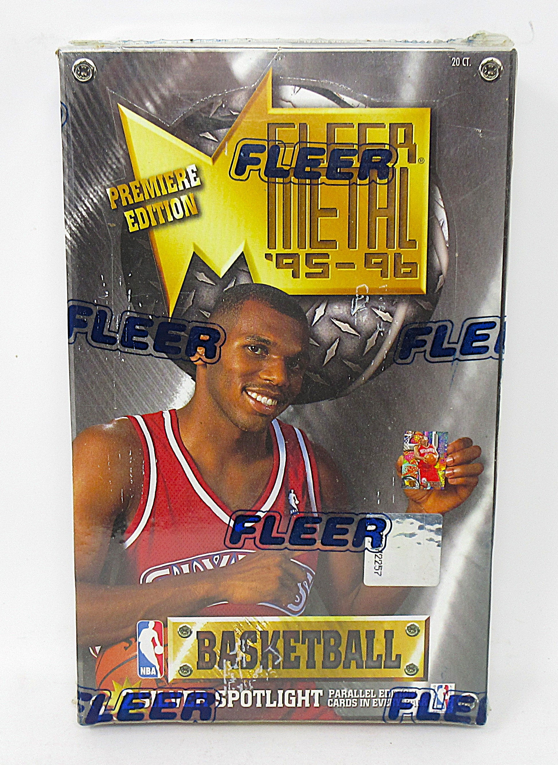 1995/96 Fleer Metal Basketball Unopened Box (20/8) (2 Silver Spotlight)