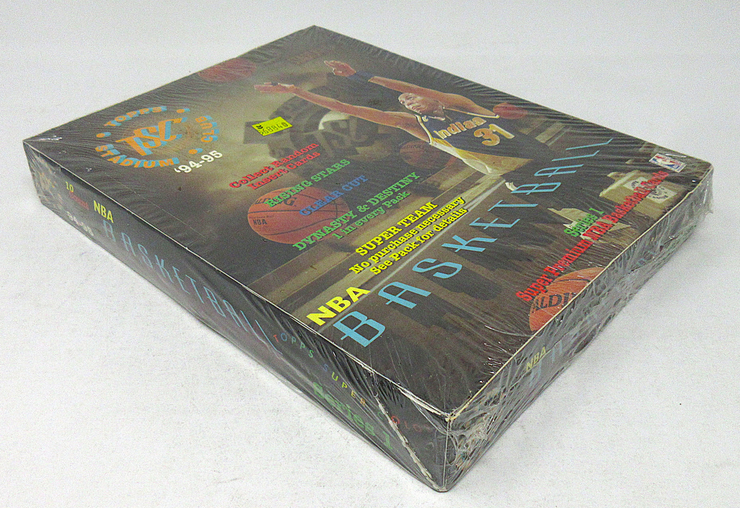 1994/95 Topps Stadium Club Basketball Unopened Series 1 Rack Box (10)