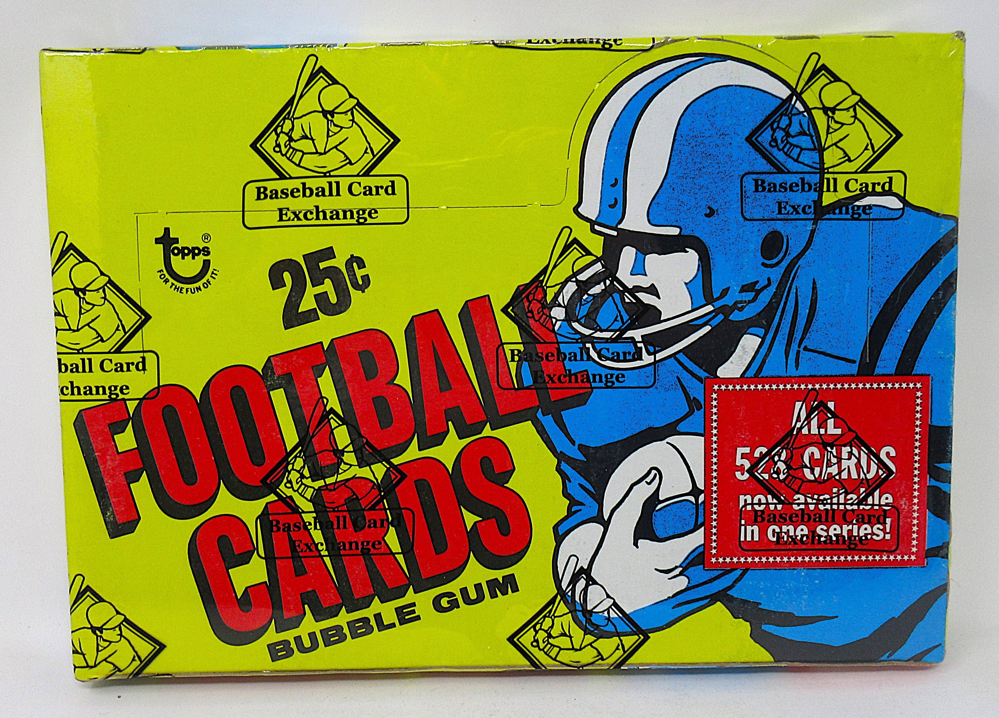 1976 Topps Football Unopened Cello Box (BBCE) (X1809)