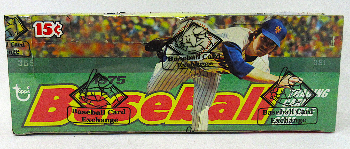 1975 Topps Baseball Unopened Mini Wax Box (BBCE) (X1985)