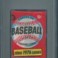1976 OPC O-Pee-Chee Baseball Unopened Wax Pack PSA 8