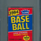 1984 Fleer Baseball Unopened Wax Pack PSA 9
