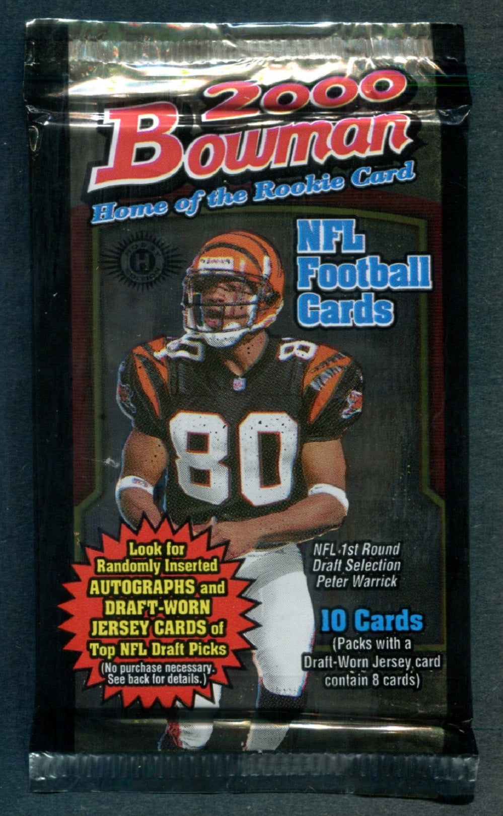 2000 Bowman Football Unopened Pack (Hobby)