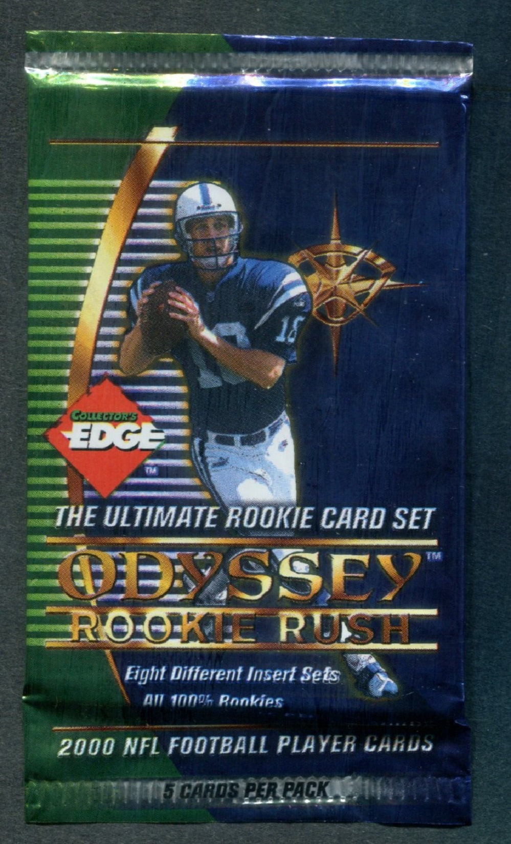 2000 Collector's Edge Odyssey Rookie Rush Football Unopened Pack