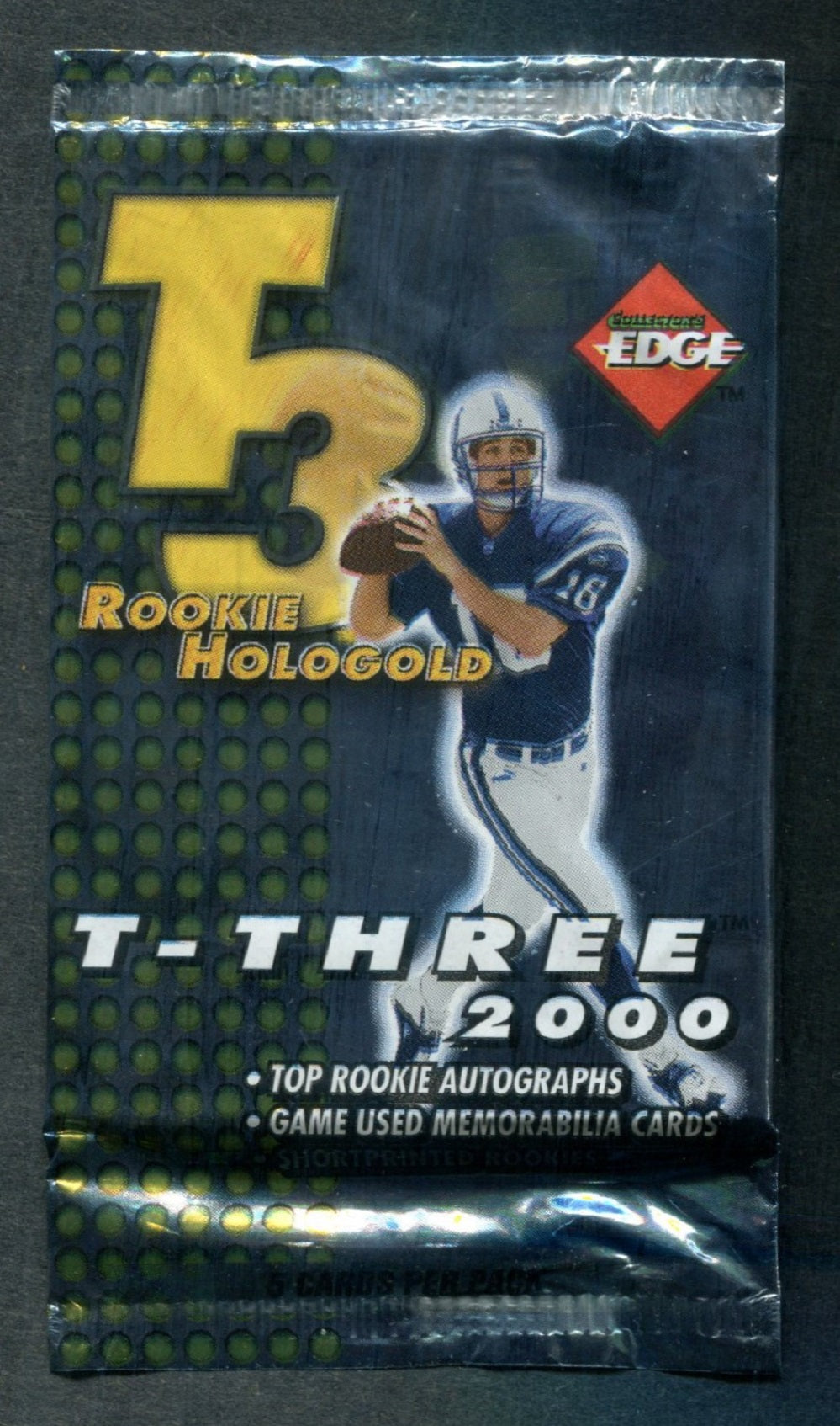 2000 Collector's Edge T3 T-Three Football Unopened Pack