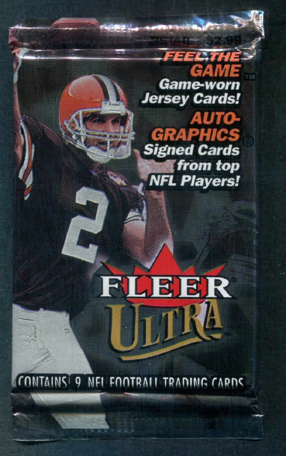 2000 Fleer Ultra Football Unopened Pack (Pre-Priced)