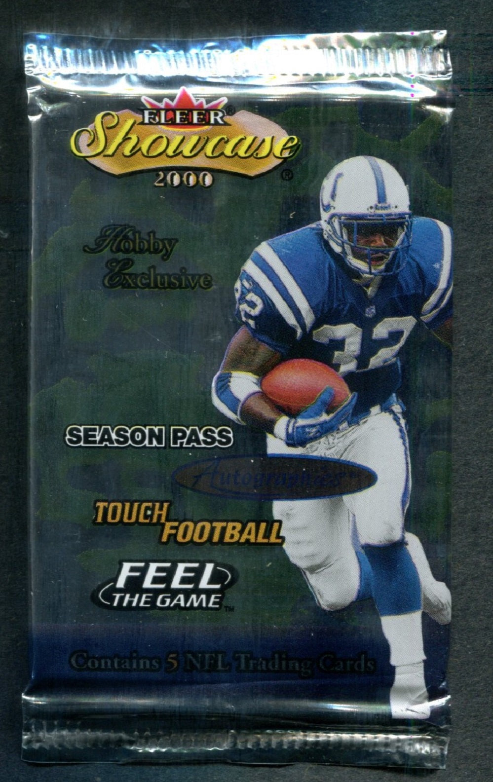 2000 Fleer Showcase Football Unopened Pack (Hobby)