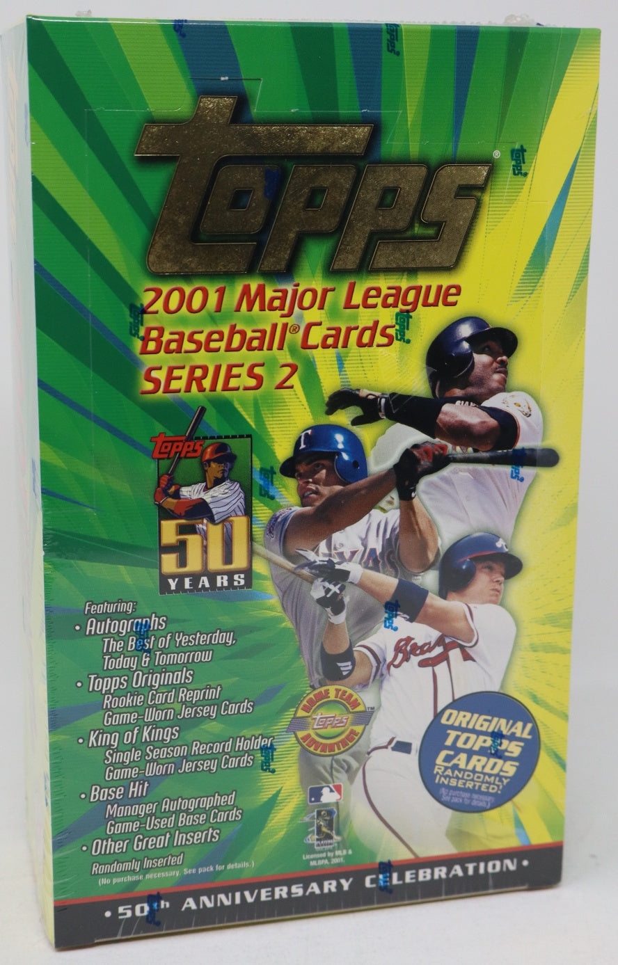 2001 Topps Baseball Series 2 Jumbo Box (HTA) (12/45)