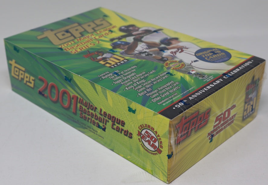 2001 Topps Baseball Series 2 Jumbo Box (HTA) (12/45)