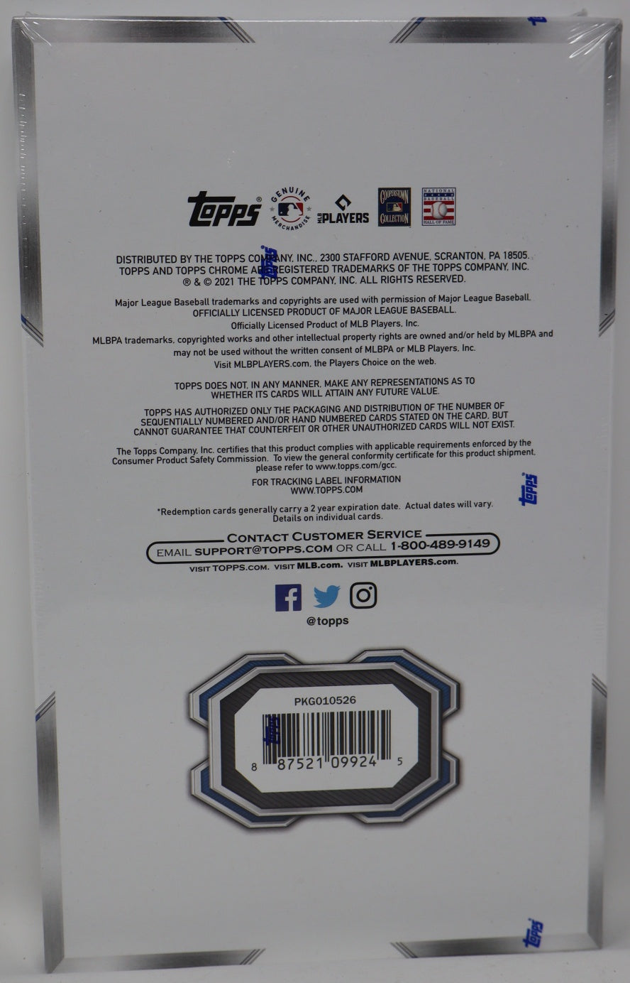 2021 Topps Chrome Baseball Box (Hobby) (24/4)