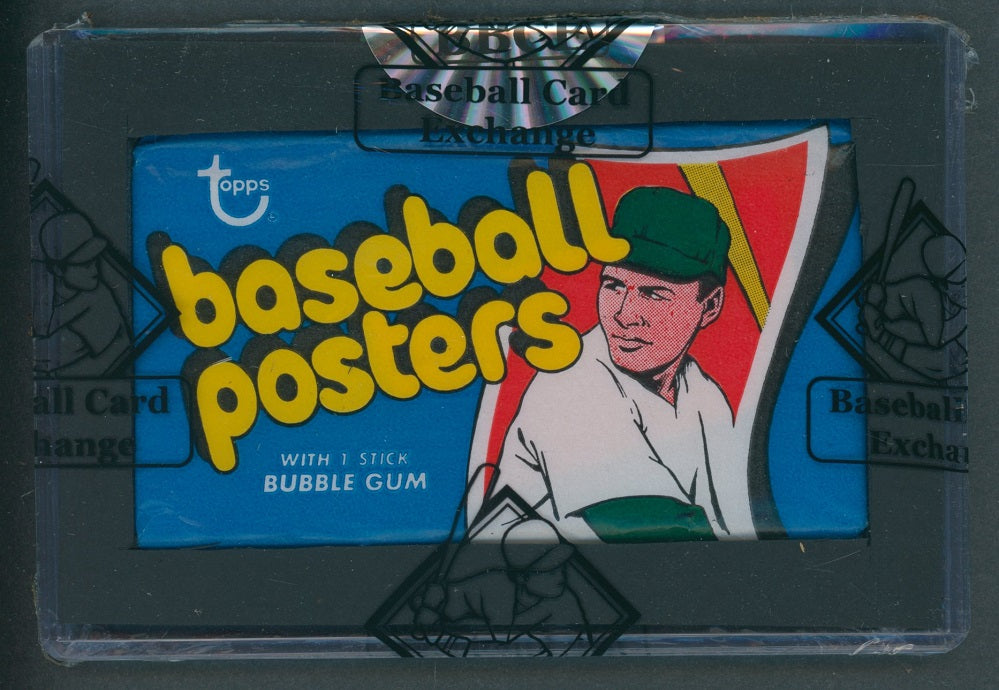 1972 Topps Baseball Unopened Posters Wax Pack (BBCE)