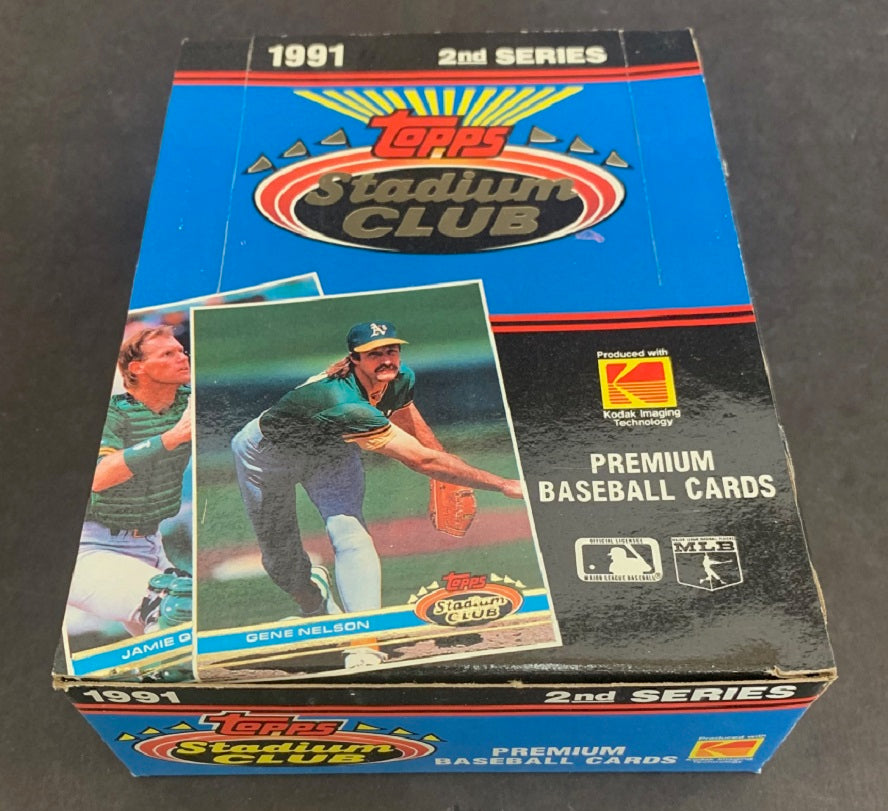 1991 Topps Stadium Club Baseball Series 2 Box