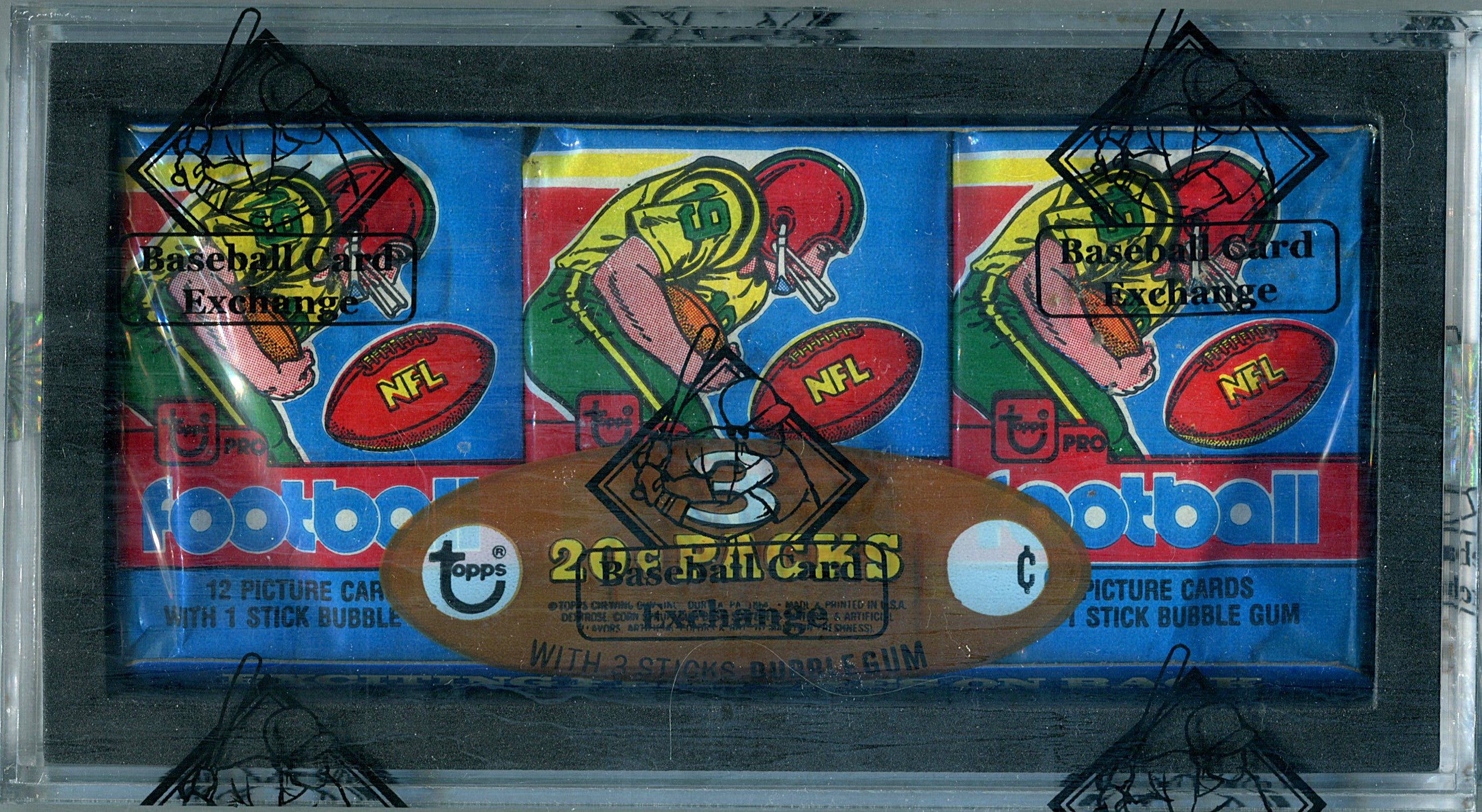 1979 Topps Football Unopened Wax Pack Tray (BBCE)