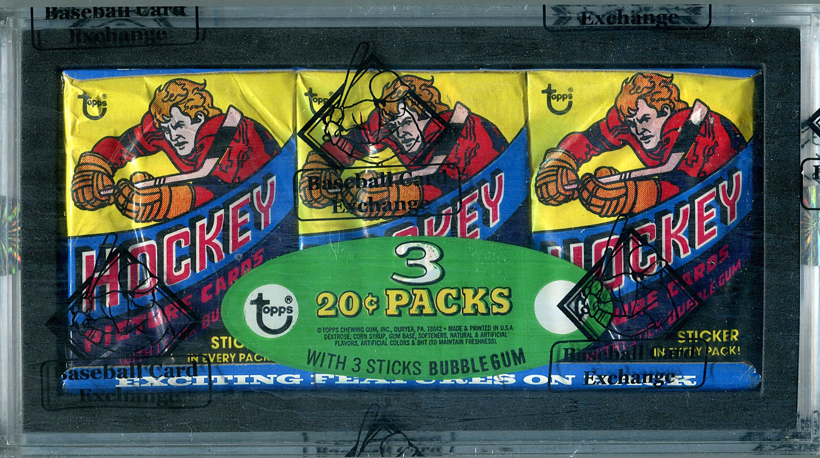 1978/79 Topps Hockey Unopened Wax Pack Tray (BBCE)