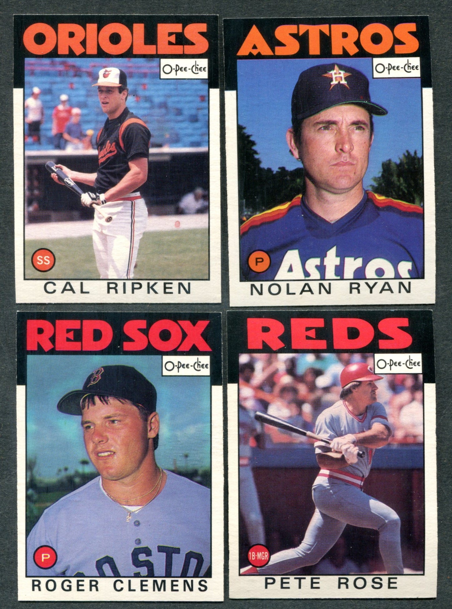 1986 OPC O-Pee-Chee Baseball Complete Set (396)