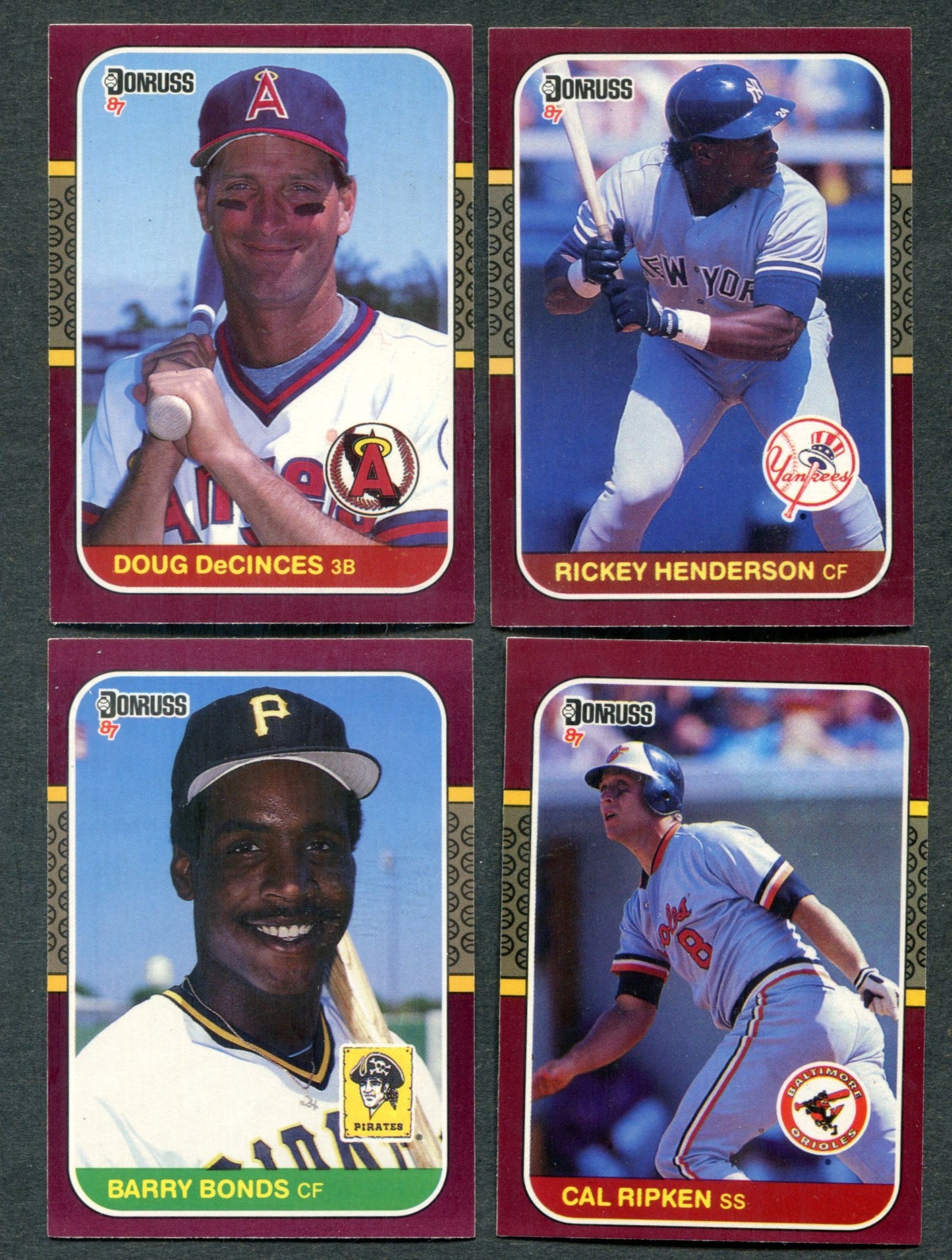 1987 Donruss Opening Day Baseball Complete Set (272)