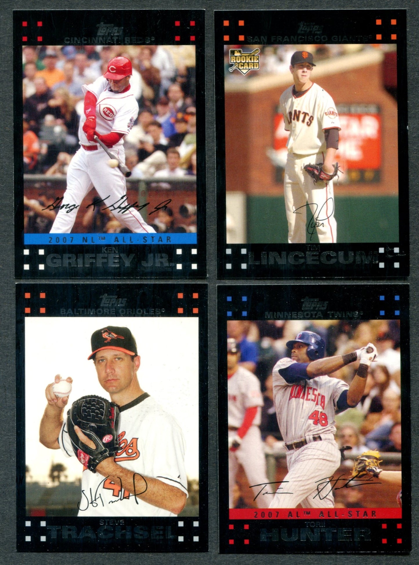 2007 Topps Updates & Highlights Baseball Complete Set (330)