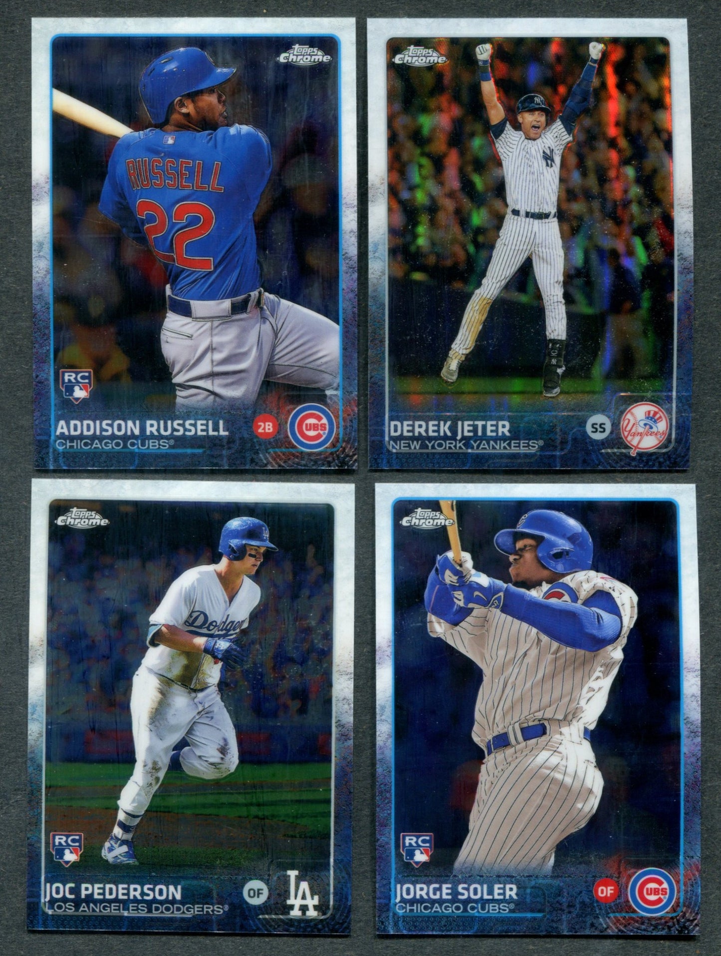 2015 Topps Chrome Baseball Complete Set (200)