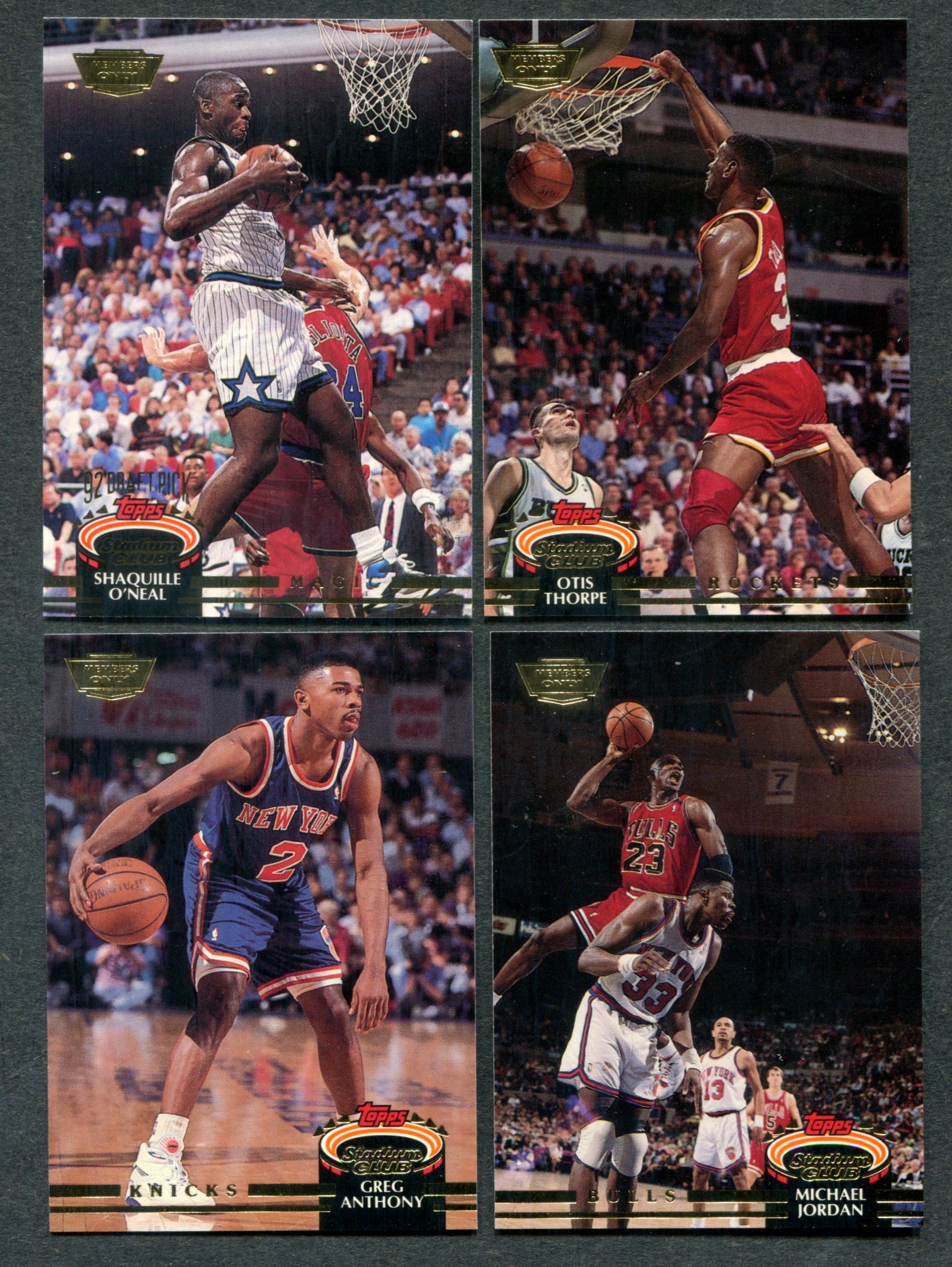 1992/93 Topps Stadium Club Basketball Complete Set (400)