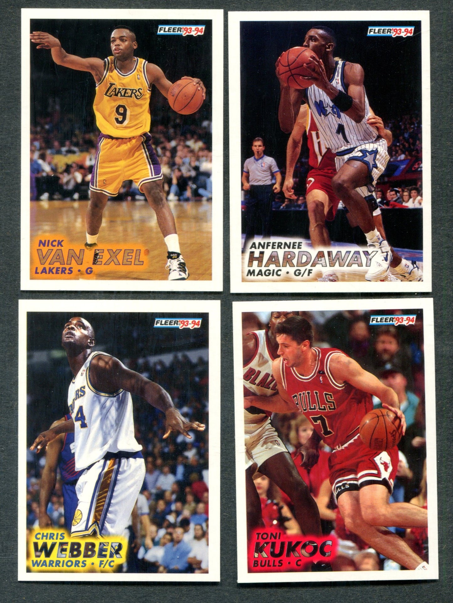 1993/94 Fleer Basketball Complete Set (400)