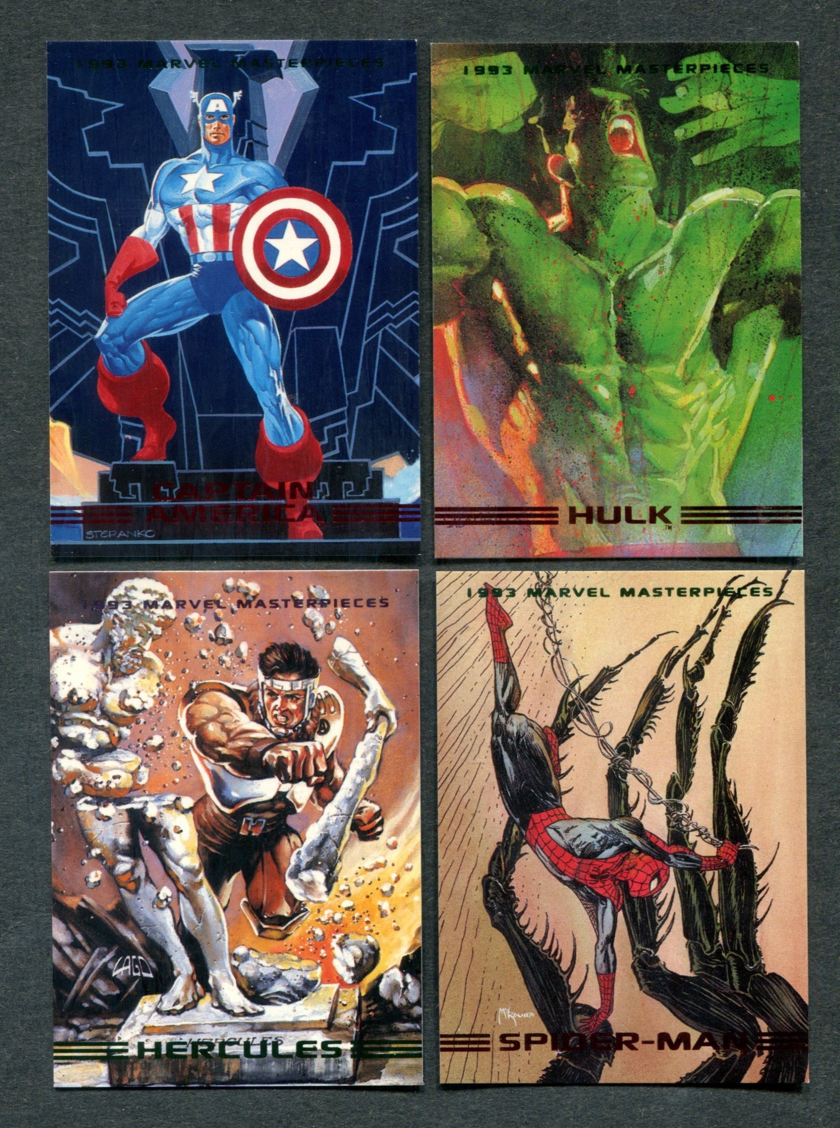 1993 Skybox Marvel Masterpieces Complete Set (90)