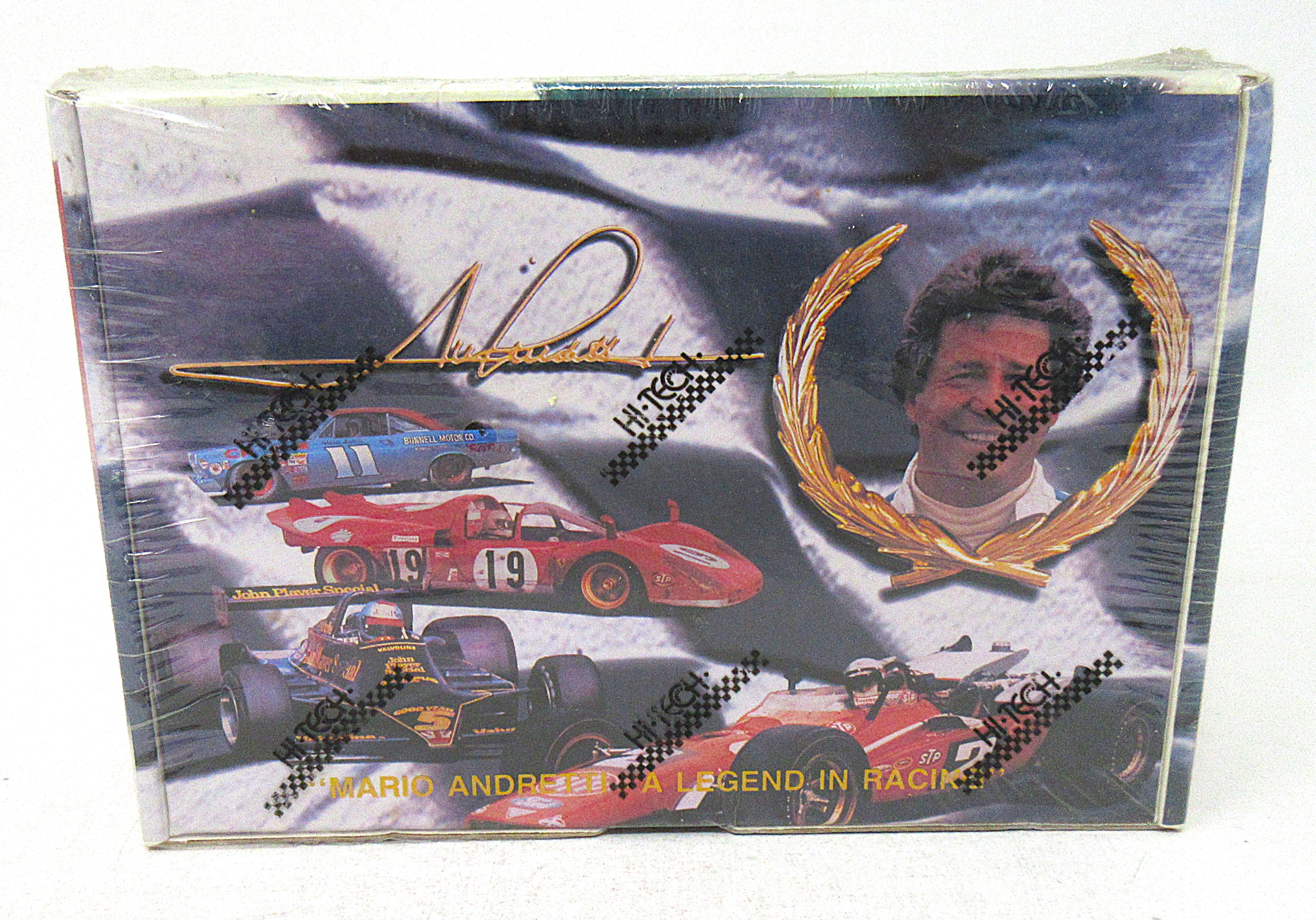 1993 Hi-Tech Mario Andretti Racing Race Cards Factory Set (50)