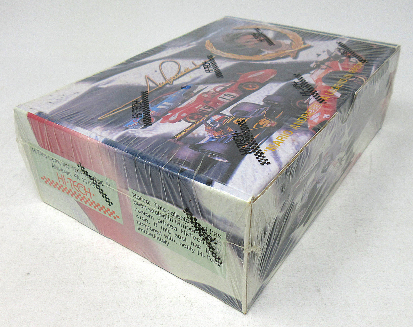 1993 Hi-Tech Mario Andretti Racing Race Cards Factory Set (50)