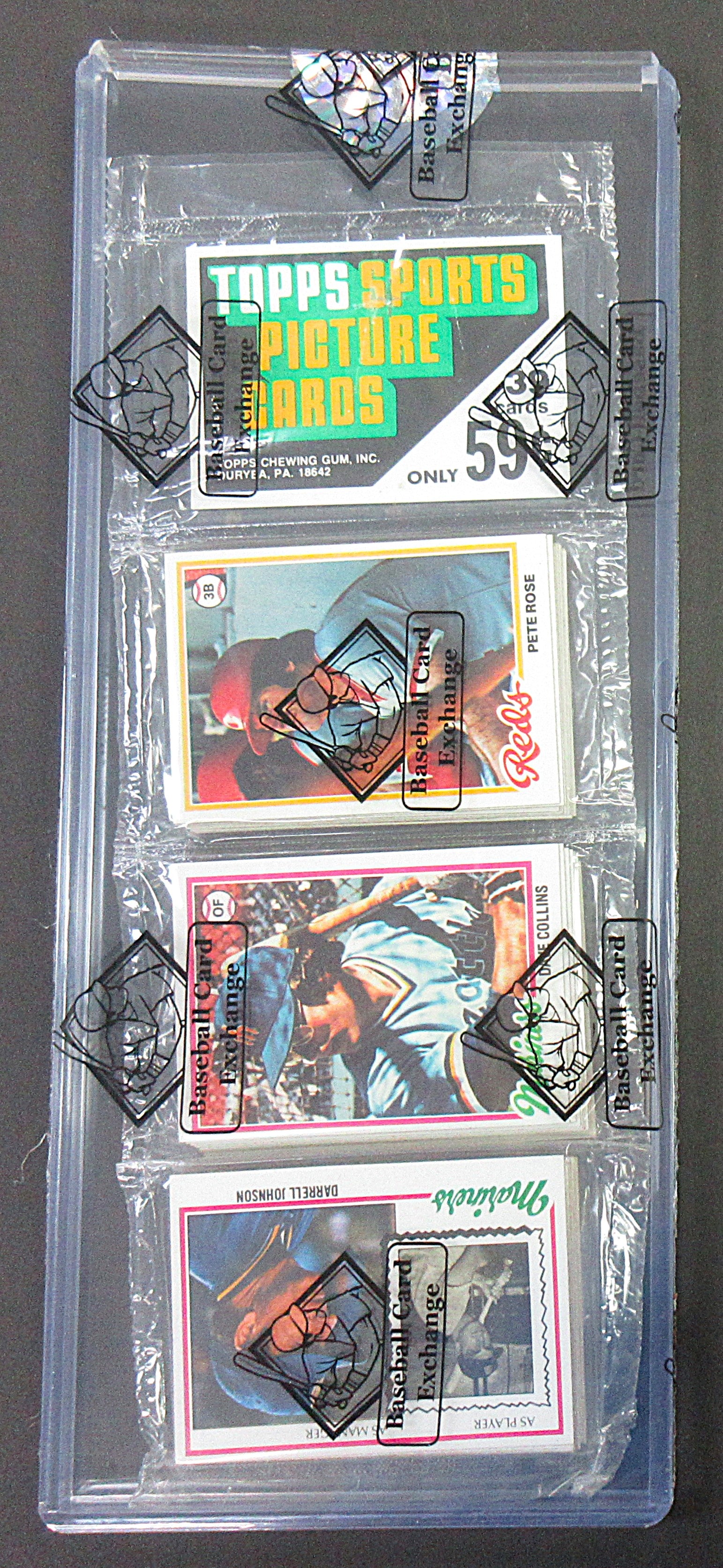 1978 Topps Baseball Unopened Rack Pack (Pete Rose Top) (BBCE) (27742)