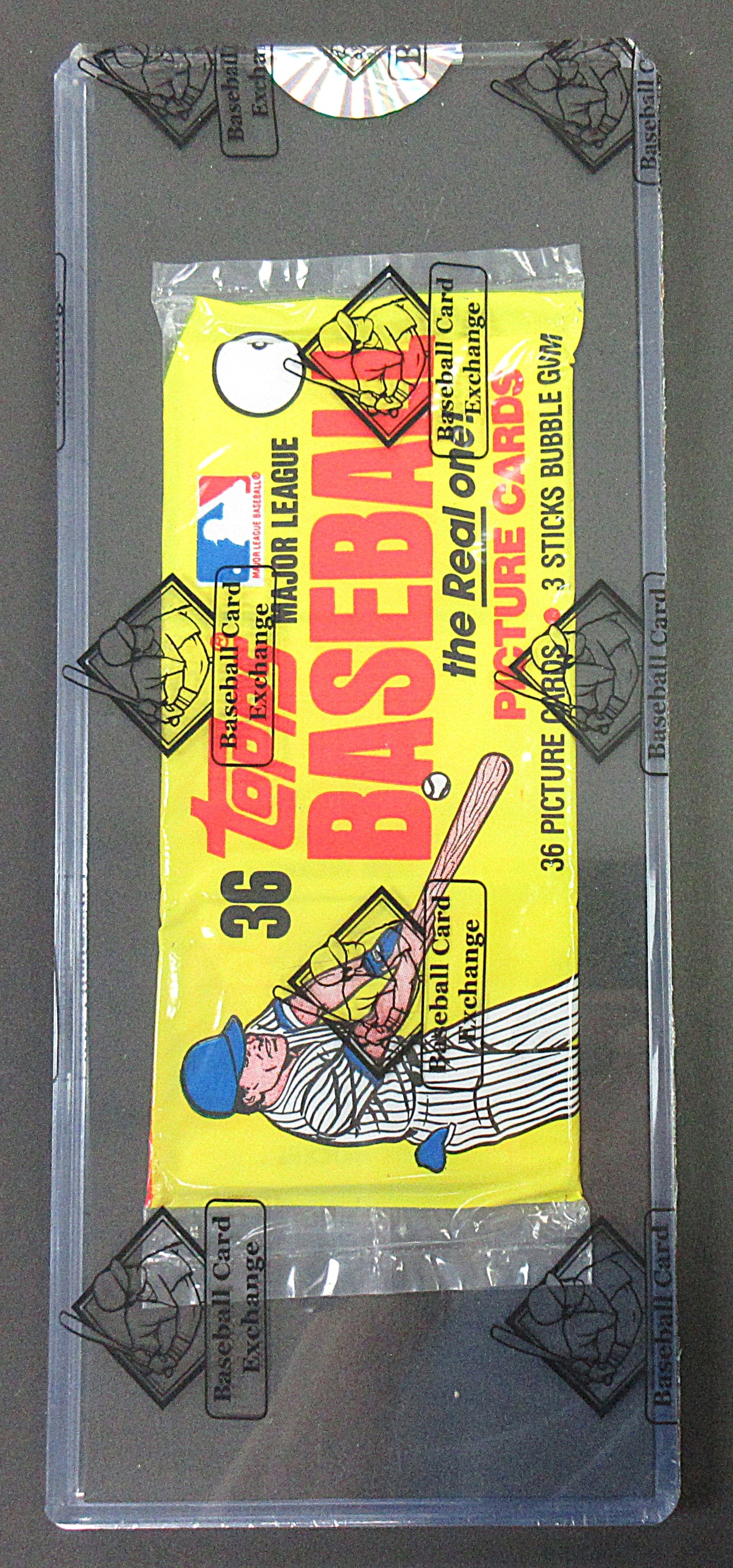 1983 Topps Baseball Unopened Grocery Rack Pack (Ryne Sandberg RC Back / Cal Ripken Jr. Back) (BBCE) (27746)