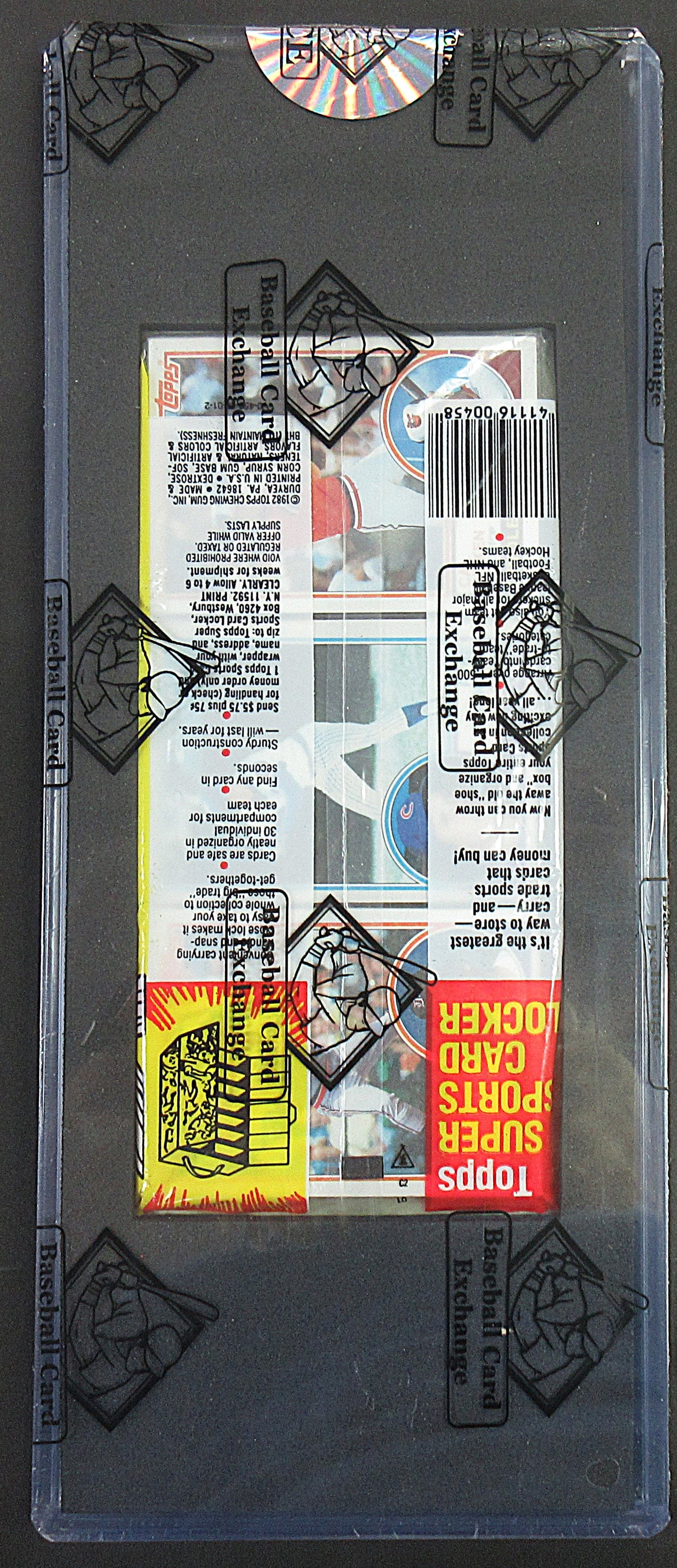 1983 Topps Baseball Unopened Grocery Rack Pack (Ryne Sandberg RC Back / Cal Ripken Jr. Back) (BBCE) (27746)