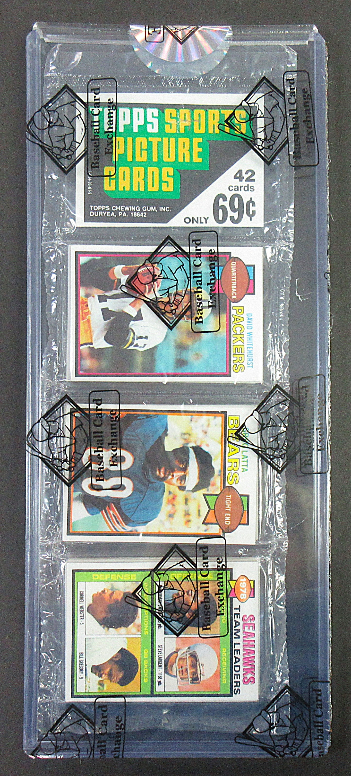 1979 Topps Football Unopened Rack Pack (Tony Dorsett Back) (BBCE) (27754)