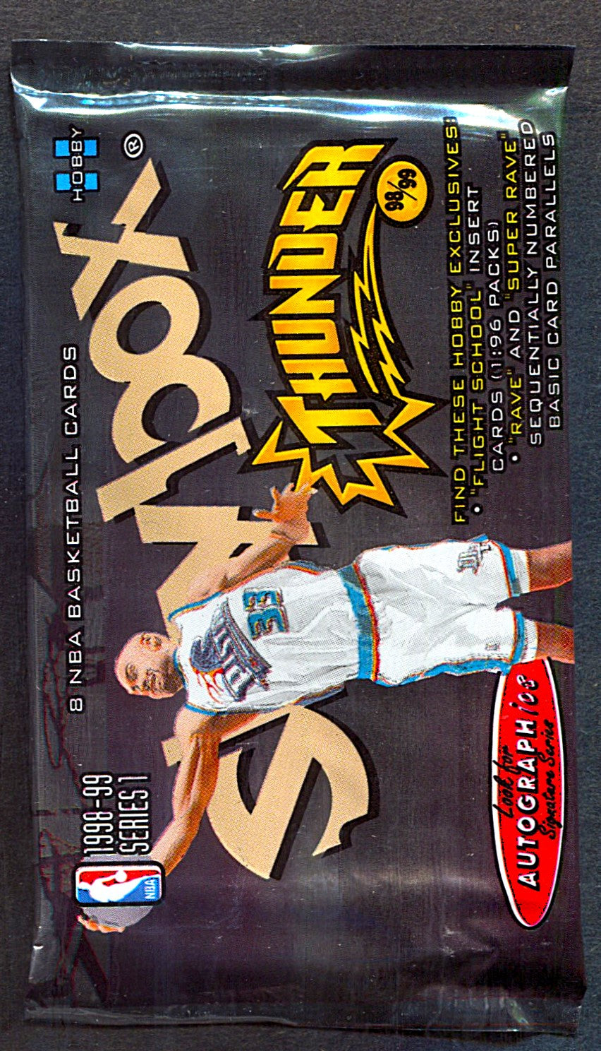 1998/99 Skybox Thunder Basketball Unopened Pack (Hobby) (8)