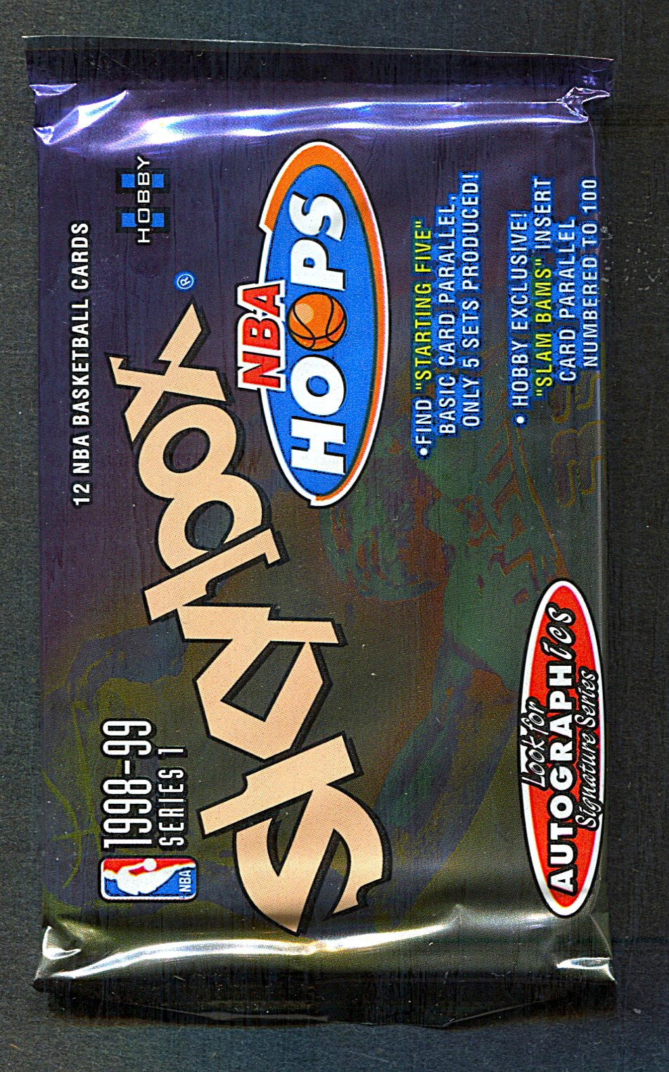 1998/99 Skybox Hoops Basketball Unopened Series 1 Pack (Hobby) (12)