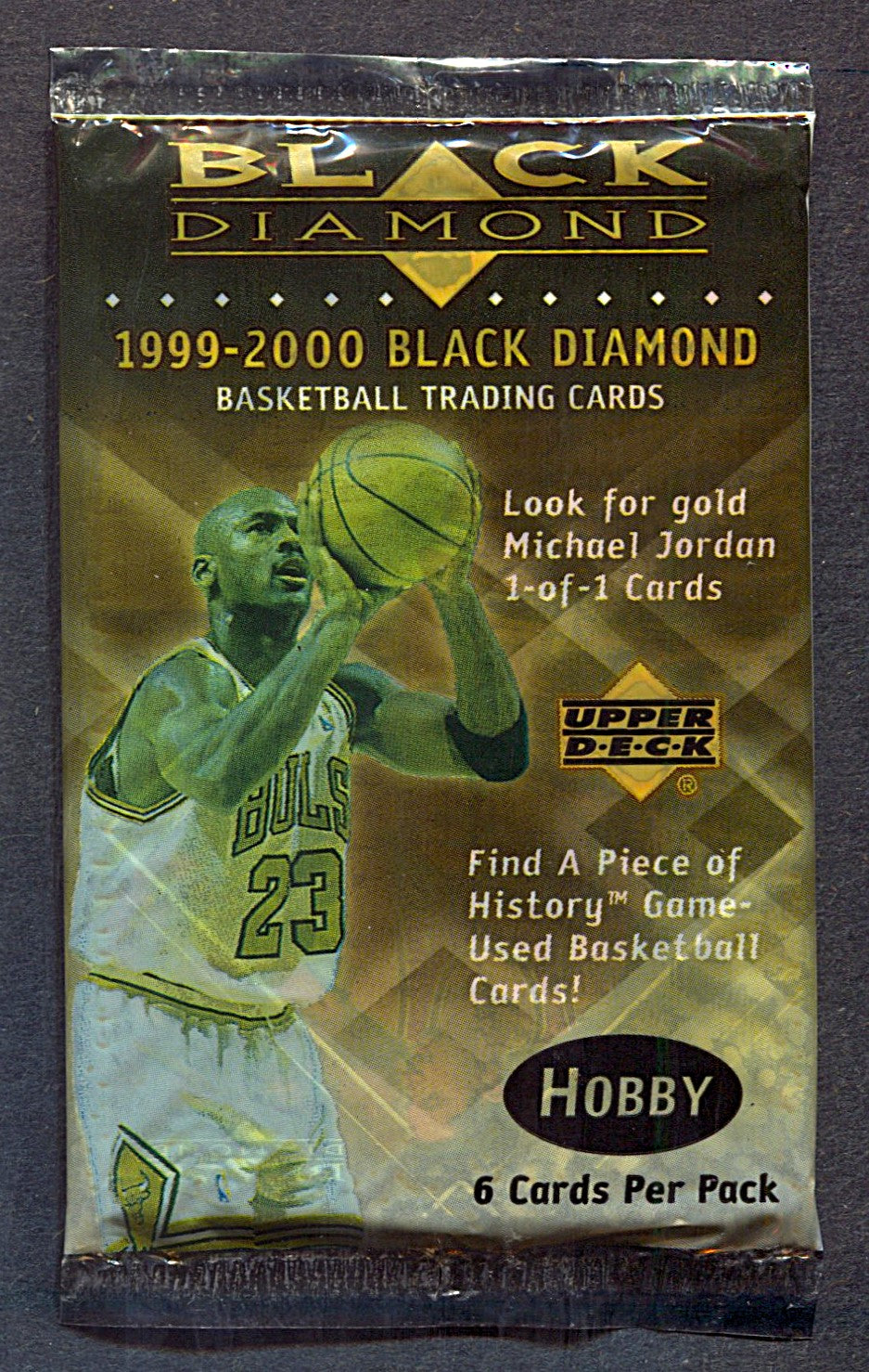 1999/00 Upper Deck Black Diamond Basketball Unopened Pack (Hobby) (6)