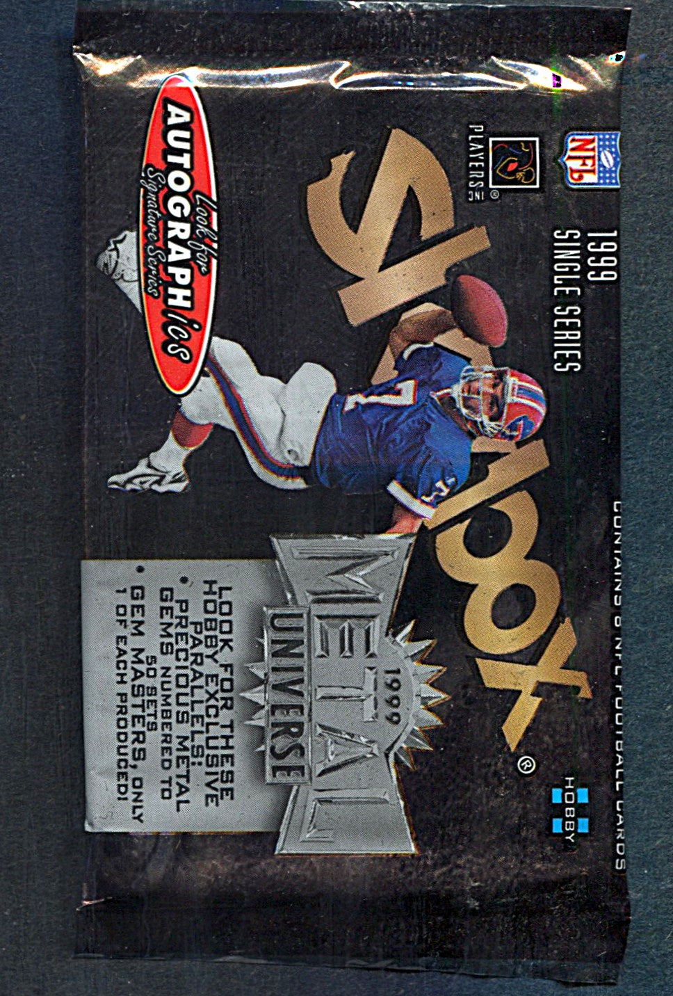 1999 Skybox Metal Universe Football Unopened Pack (Hobby) (8)
