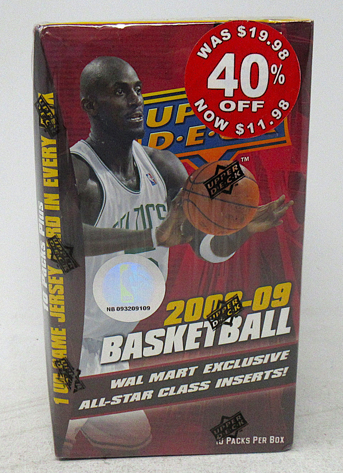 2008/09 Upper Deck Basketball Blaster Box (Walmart) (10 +1)