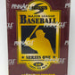 1996 Score Baseball Series 1 Box (Retail) (24/10)