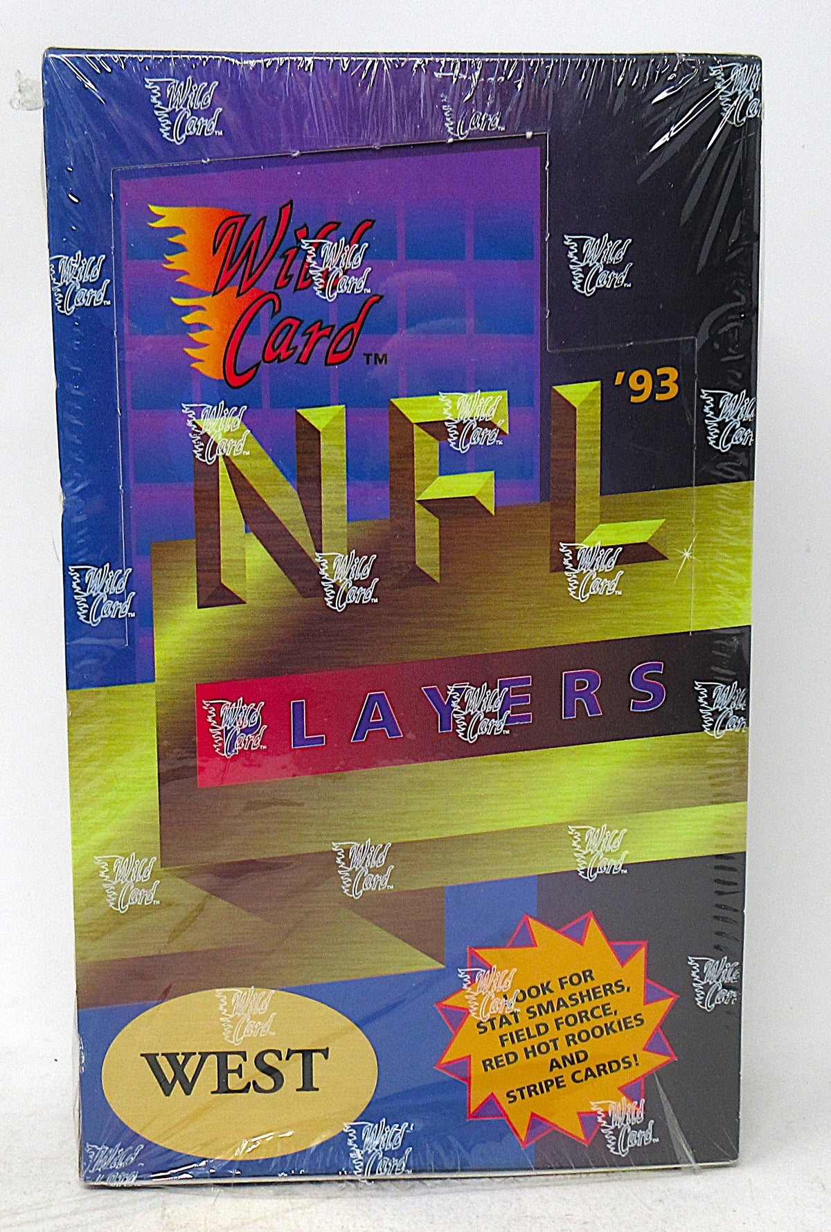 1993 Wild Card Football Box (West) (36/12)