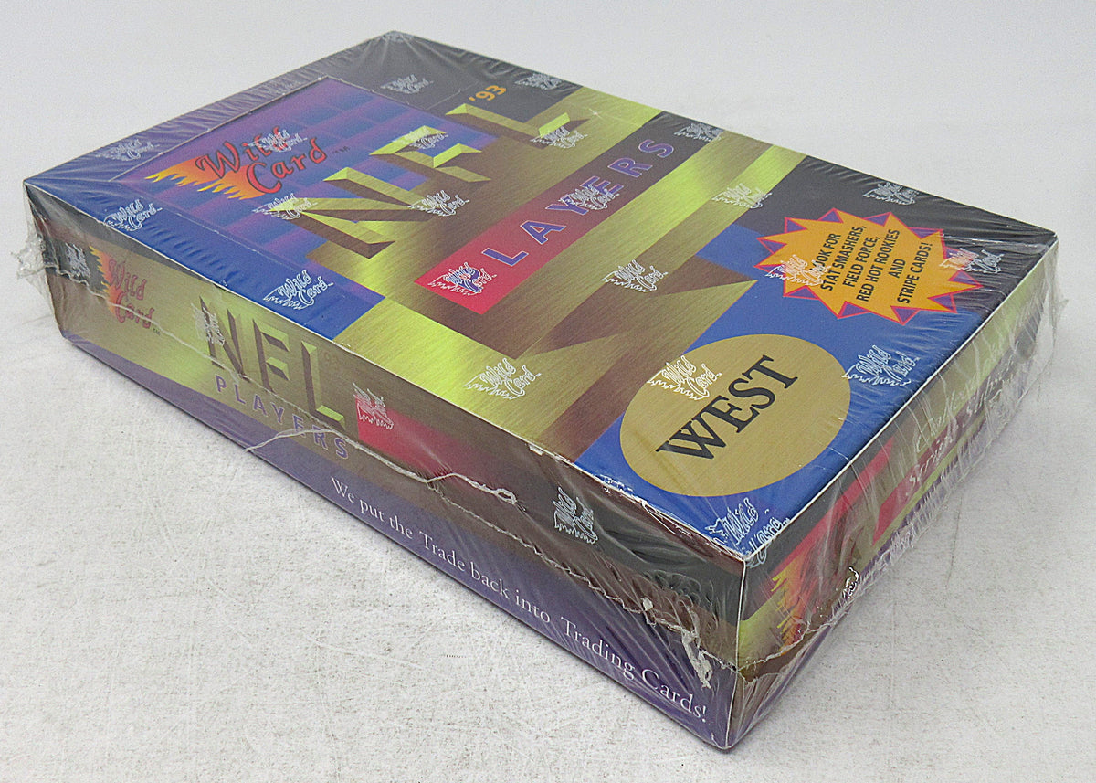 1993 Wild Card Football Box (West) (36/12)