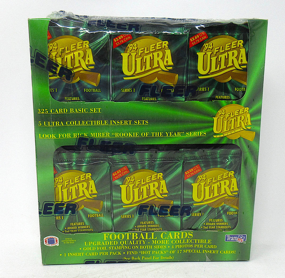 1994 Fleer Ultra Football Series 1 Jumbo Box (Magazine) (36/17)