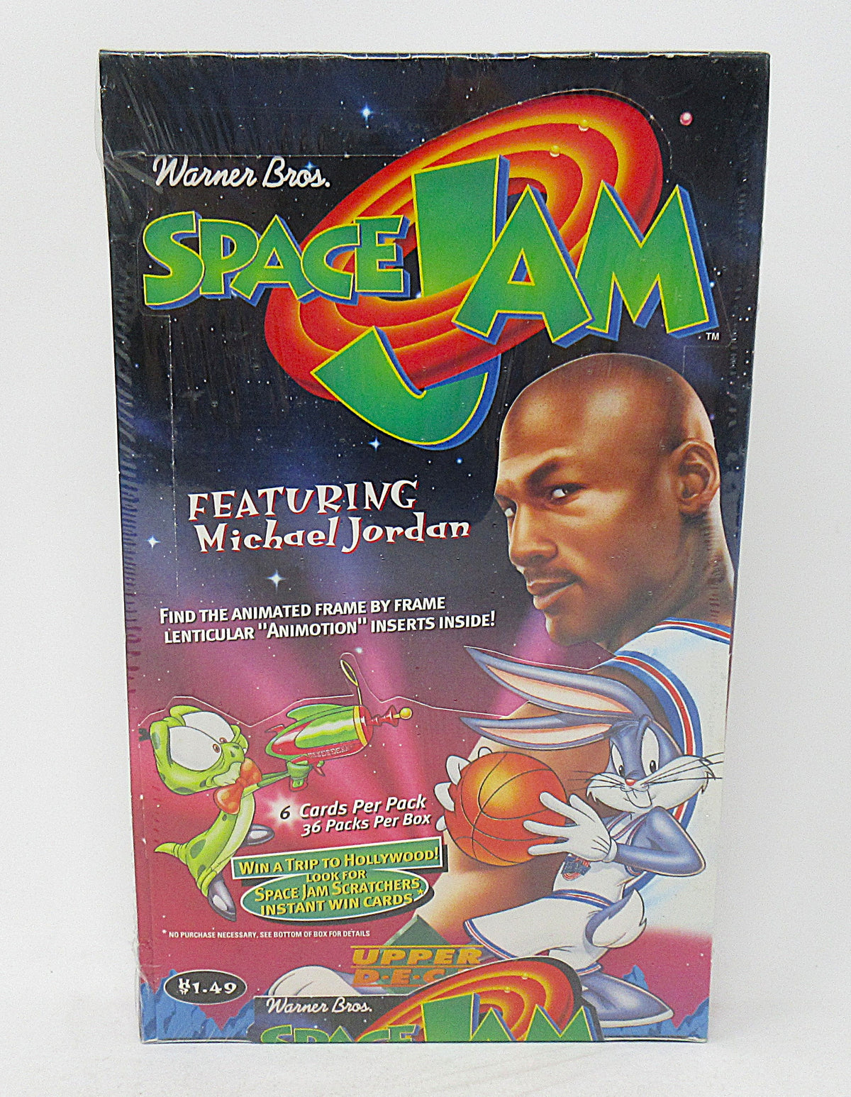 1996/97 Upper Deck Space Jam Basketball Box (Pre-Priced) (Retail) (36/6)
