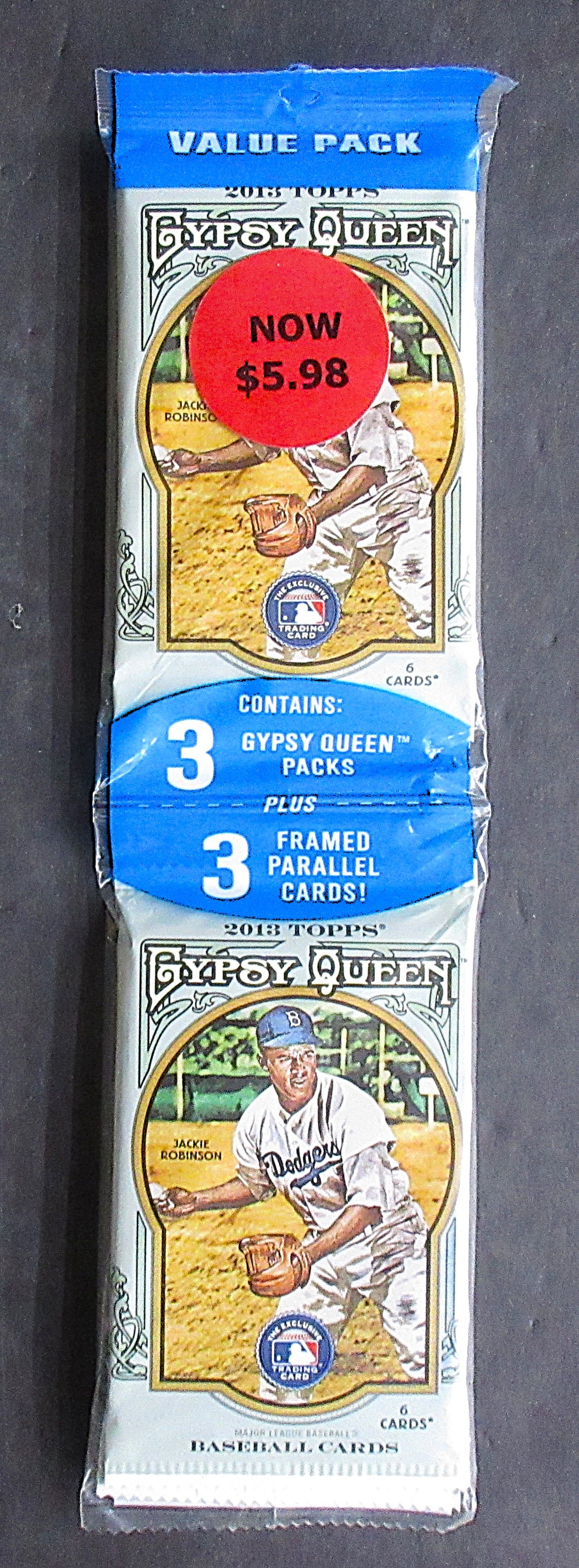 2013 Topps Gypsy Queen Baseball Unopened Hanger Value Pack (3/6+3)